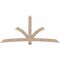 Ekena Millwork Davenport Smooth Timber Gable Bracket, Douglas Fir, 108"W x 49"H x 5 1/2"D x 5 1/2"F, 11/12 Pitch GBW108X49X0606DAV00SDF - alternate 1